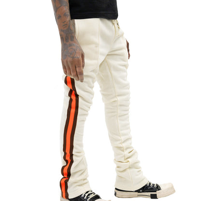 Men's sports pants with side stripes and adjustable waist Chic and Style
