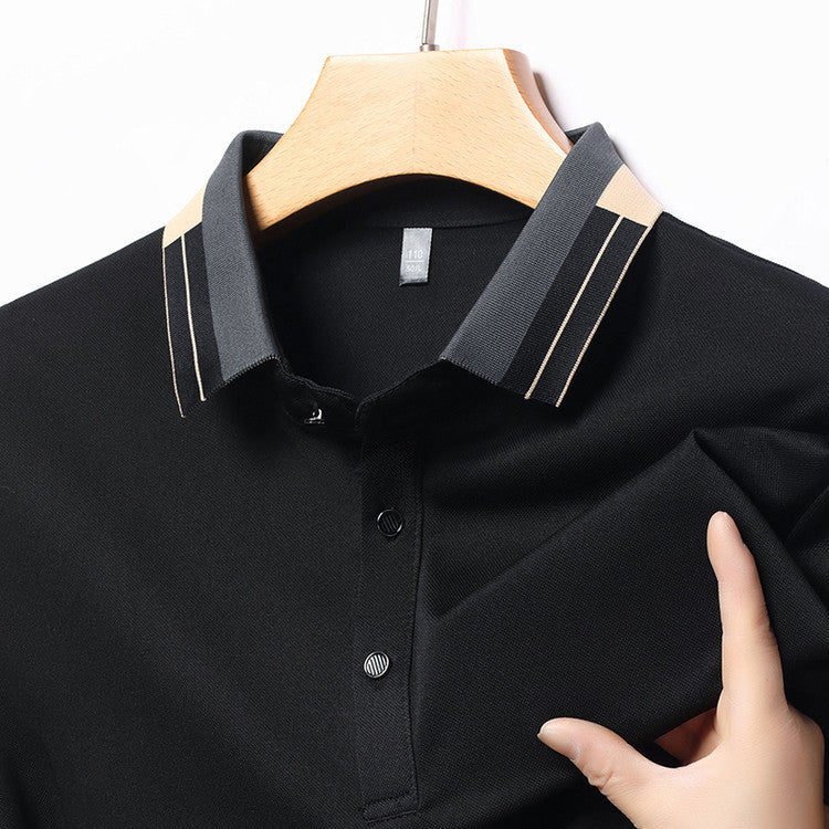 Chemise polo élégante pour homme avec col moderne et accents élégants Chic und Stil