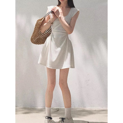 Robe mini ajustée et évasée élégante pour femmes Chic und Stil