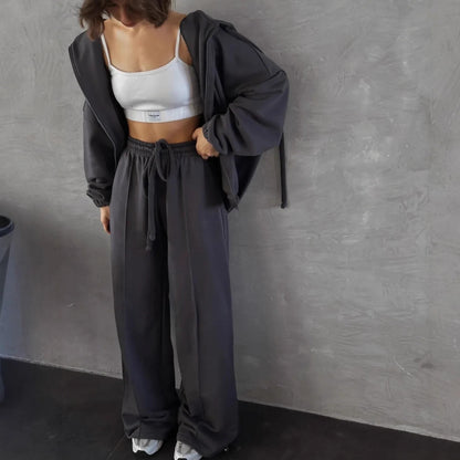 Dames confortable Survêtement oversize Chic und Stil