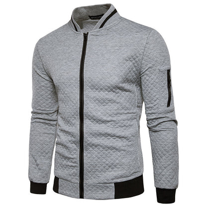 Veste matelassée élégante pour homme avec fermeture éclair intégrale et design structuré Chic und Stil