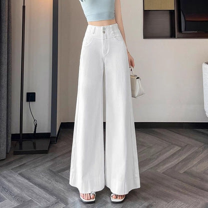 Pantalons en denim amples pour femmes Chic & Stil