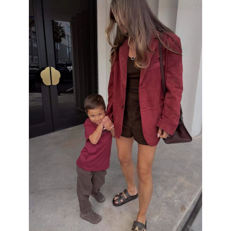 Blazer mode pour femmes en tissu de haute qualité Chic und Stil