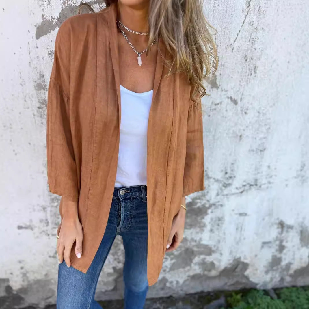 Ladies Lightweight and Airy Summer Jacket Chic and Style