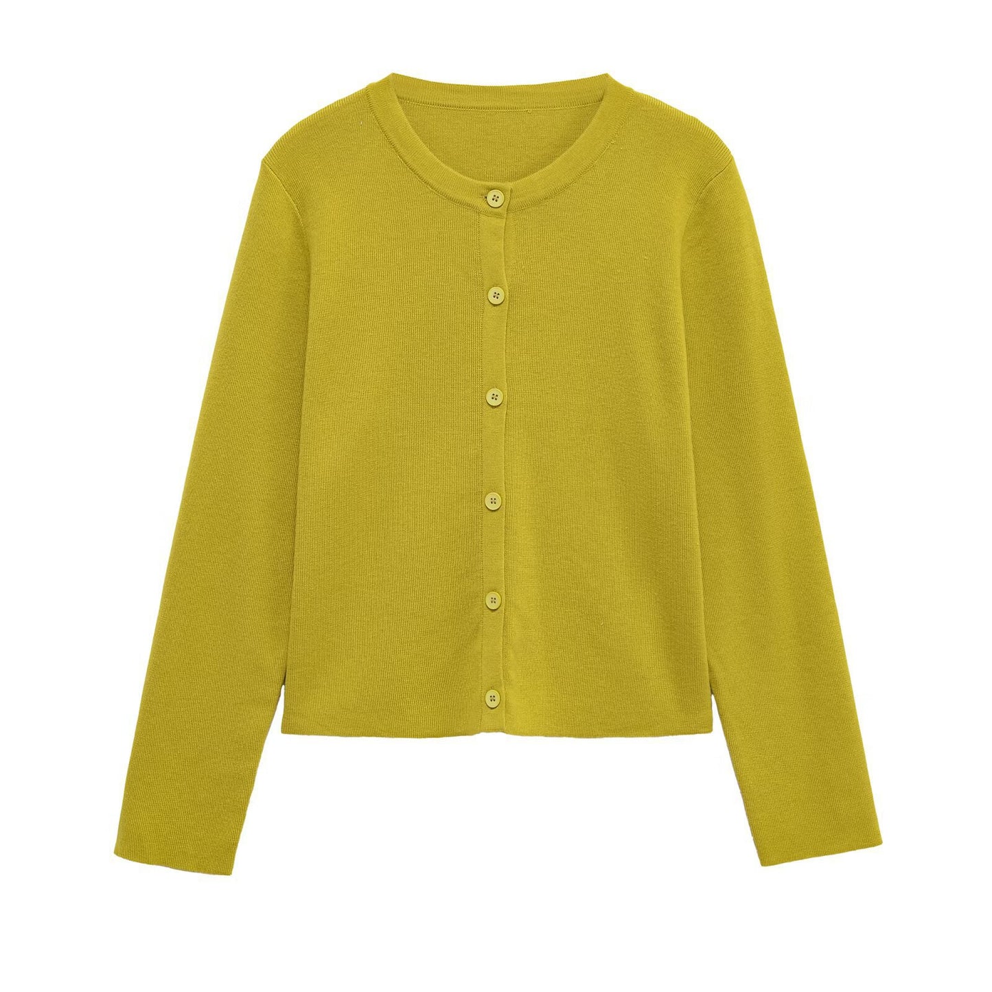 Dames cardigan avec patte de boutonnage et coupe féminine Chic und Stil