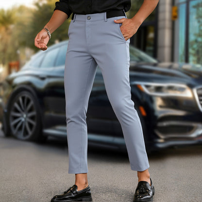 Chic and Style slim-fit trendy chino pants for men