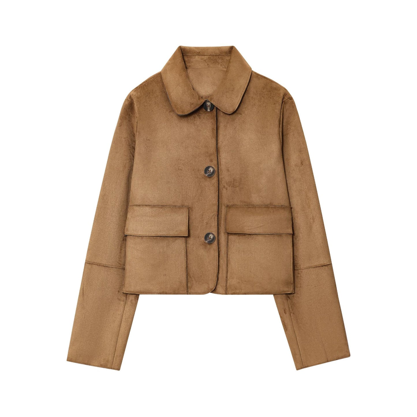 Short jacket for women with practical pockets Chic and Style