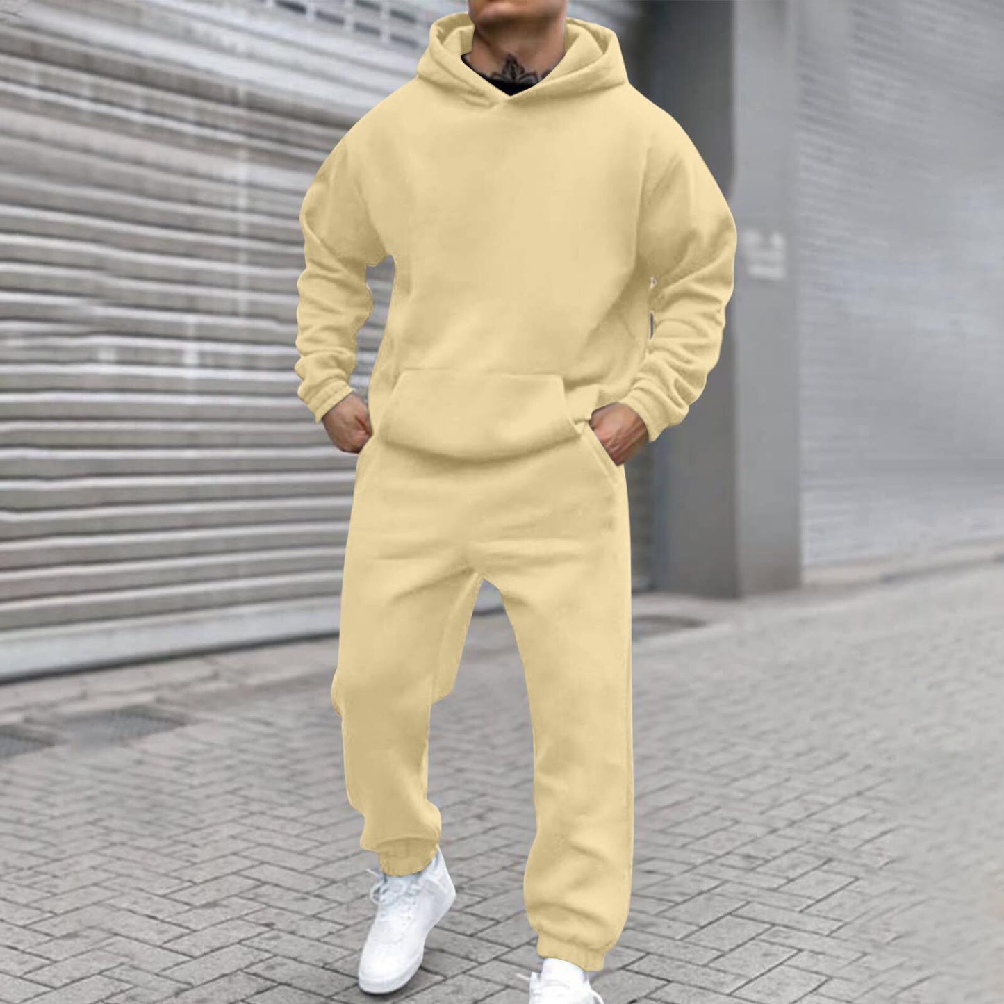 Costume à capuche confortable pour hommes Chic und Stil