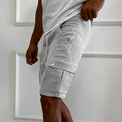 Shorts Cargo pratiques pour hommes avec une taille élastique et des poches polyvalentes Chic und Stil