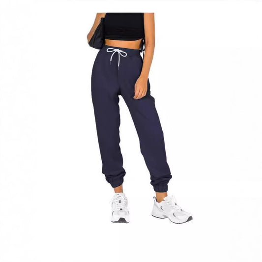 Chic and Style Women's Sport Leisure Pants with Elastic Waist and Drawstring