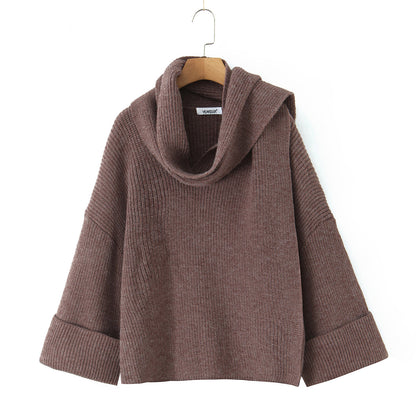 Pull à col roulé chic en grosse maille pour femmes Chic und Stil