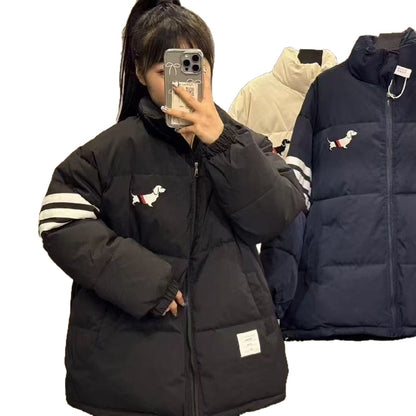 Veste d'hiver surdimensionnée pour femmes avec design matelassé Chic & Stil