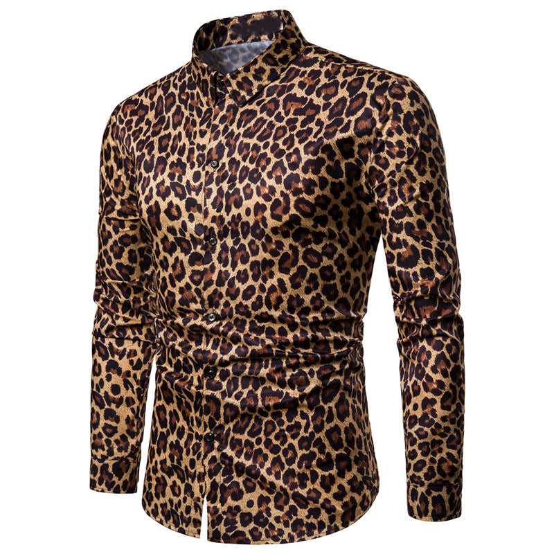 Chemise pour hommes avec un motif animal saisissant Chic und Stil