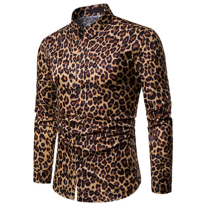 Chemise pour hommes avec un motif animal saisissant Chic und Stil