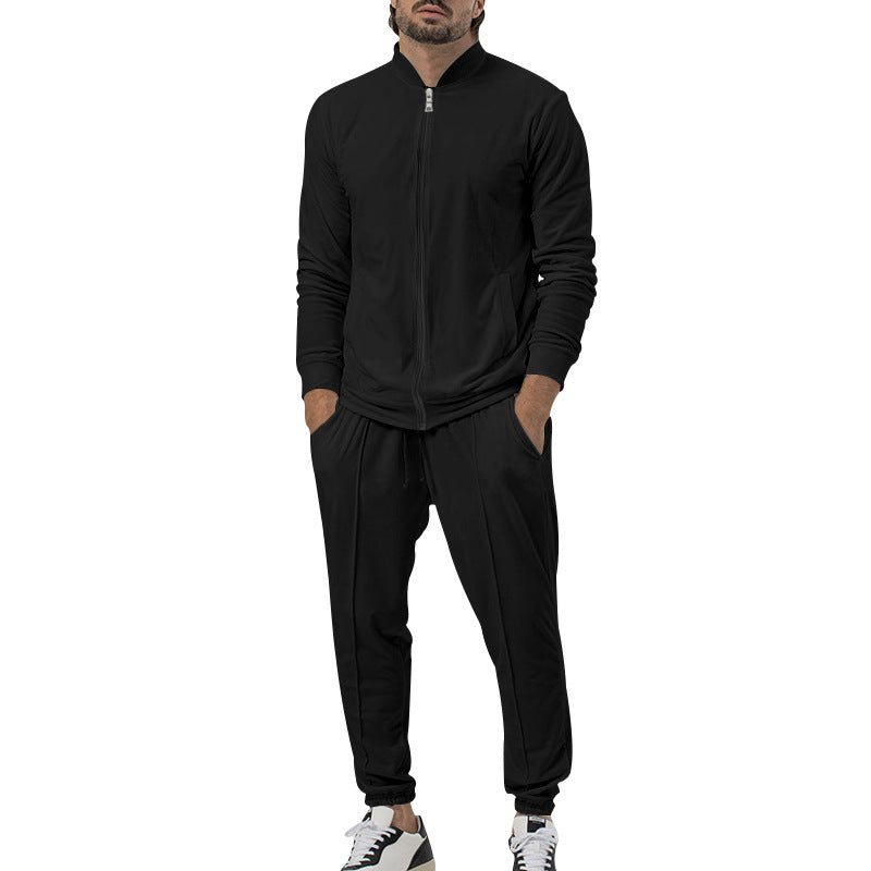 Costume de sport pour hommes avec poches zippées fonctionnelles et matériau respirant Chic und Stil