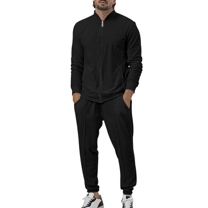 Costume de sport pour hommes avec poches zippées fonctionnelles et matériau respirant Chic und Stil