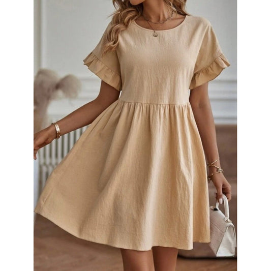Robe d'été pour femmes avec ourlet froncé Chic und Stil