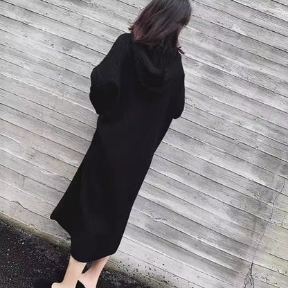 Robe en tricot pour femmes avec un élégant design côtelé et une coupe oversize Chic und Stil