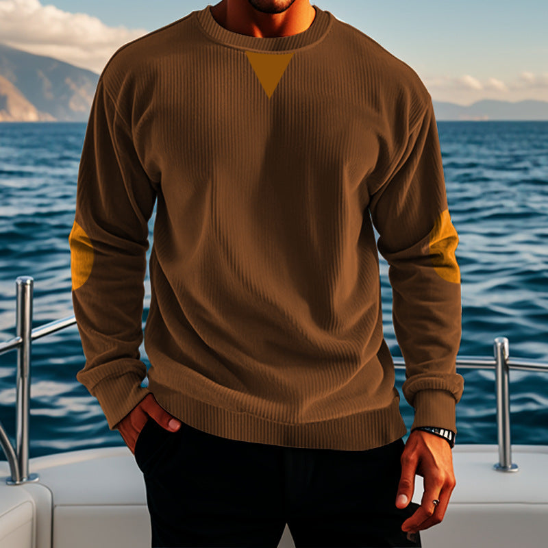 Comfortable fleece pullover for men with Chic and Style structure