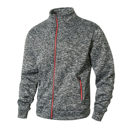 Veste en fleece sportive pour hommes avec col montant confortable et poches zippées Chic und Stil