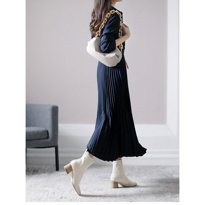 Chic and Style Pleated Wide Leg Pants Set for Women