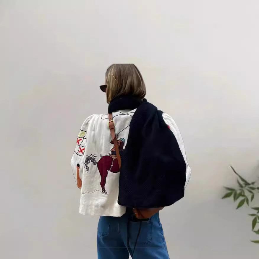 Dame Blazer Oversize Moderne Chic und Stil