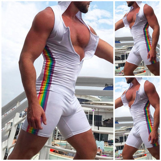 Dames Combinaisons sportives avec capuche et fermeture éclair Chic und Stil