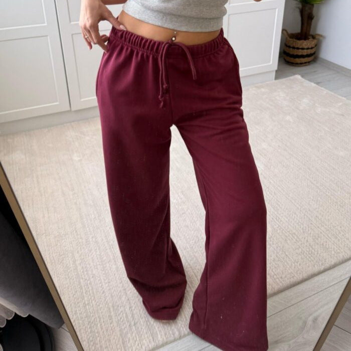 Casual pants for women with elastic waistband and drawstring Chic und Stil