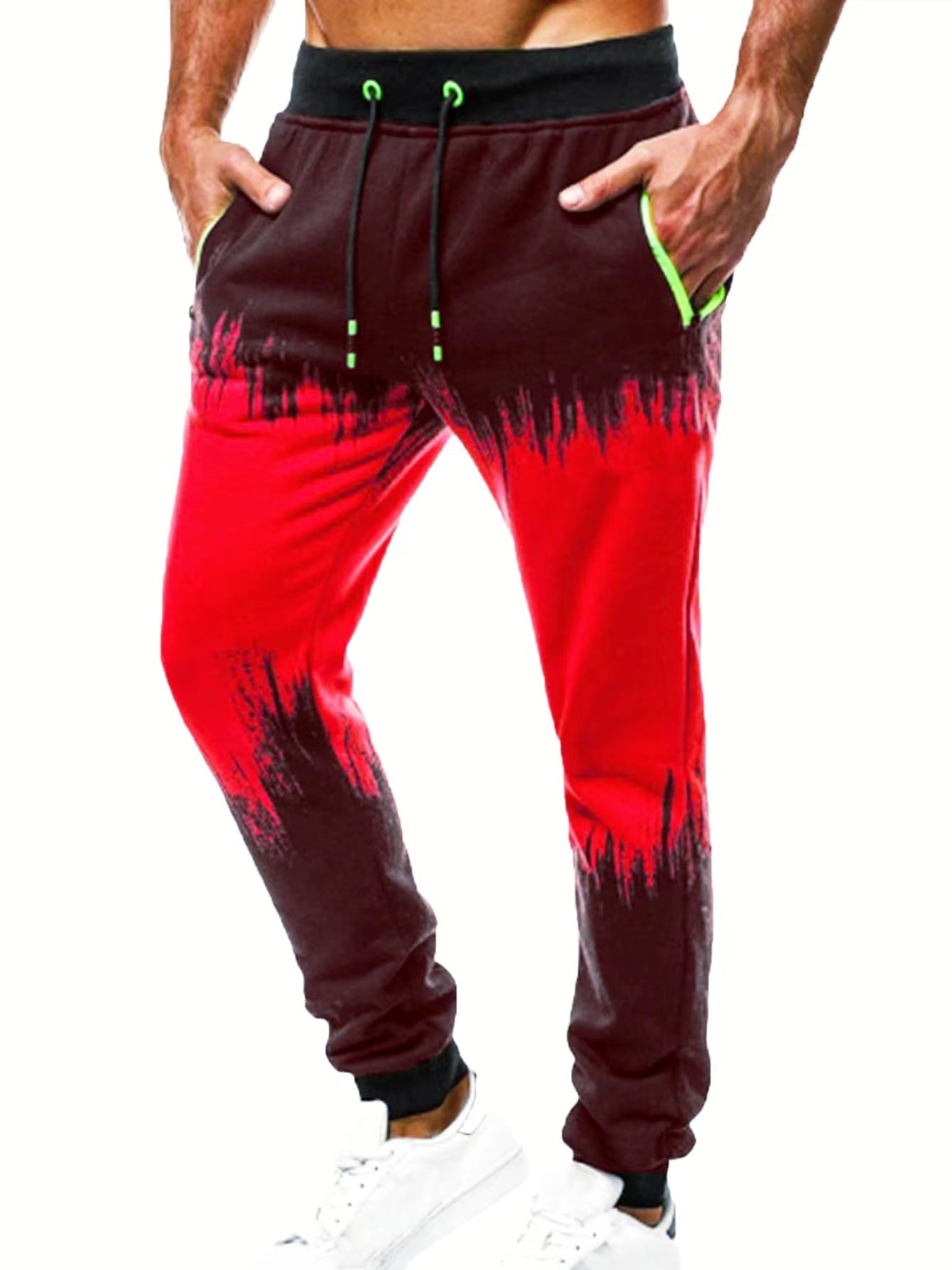 Pantalon de jogging sportif pour hommes avec des effets de dégradé de couleur modernes Chic und Stil