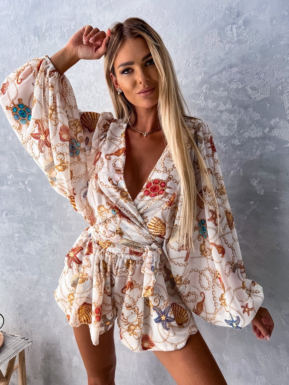 Women Elegant Bohemian Printed Jumper Dress Chic and Style