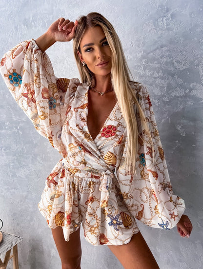 Women Elegant Bohemian Printed Jumper Dress Chic and Style
