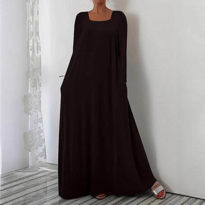 Robe maxi à coupe ample pour femmes avec poches pratiques Chic und Stil