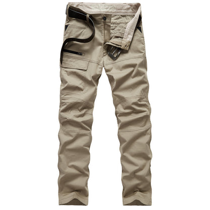 Robust men's multi-pocket work pants Chic and Style