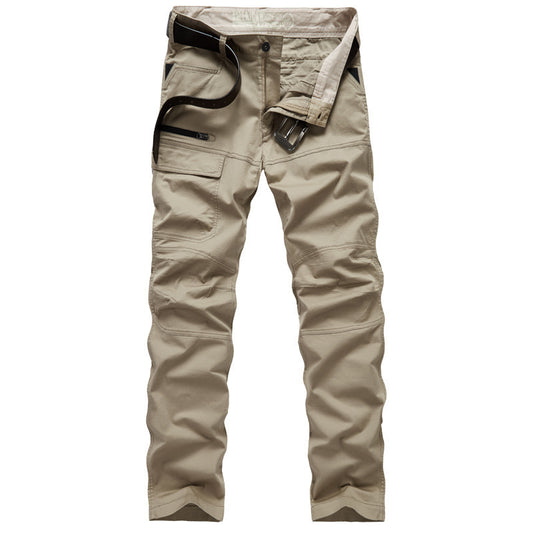 Robust men's multi-pocket work pants Chic and Style