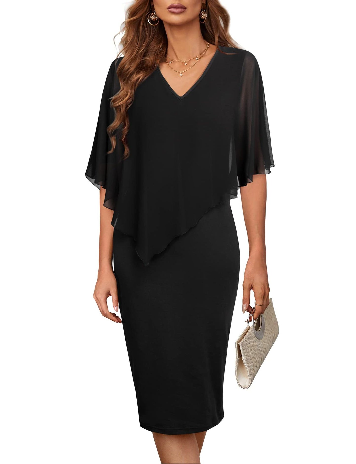 Robe de plage pour femmes avec surimpression florale Chic und Stil