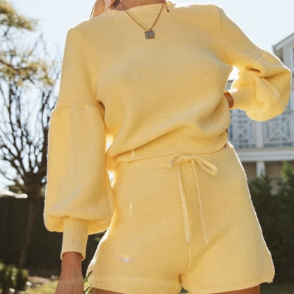 Ensemble de loisirs confortable pour femmes avec haut léger et shorts Chic und Stil