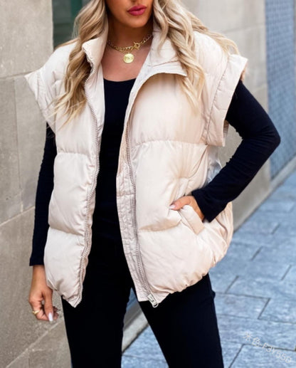 Dames gilet matelassé Chic und Stil