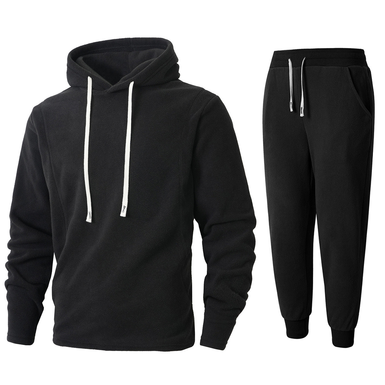 Chic and Stylish Women's Cozy Fleece Hoodie and Jogging Pants Set