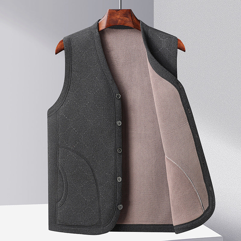 Dames Gilet en Tricot Modèle avec Boutons Chic und Stil