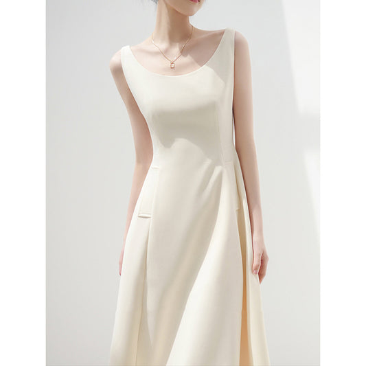 Robe midi femme en A avec silhouette classique Chic und Stil