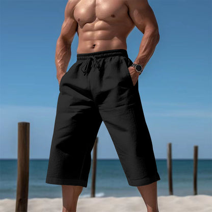 Shorts de plage décontractés pour hommes avec taille élastique et poches latérales pratiques Chic und Stil