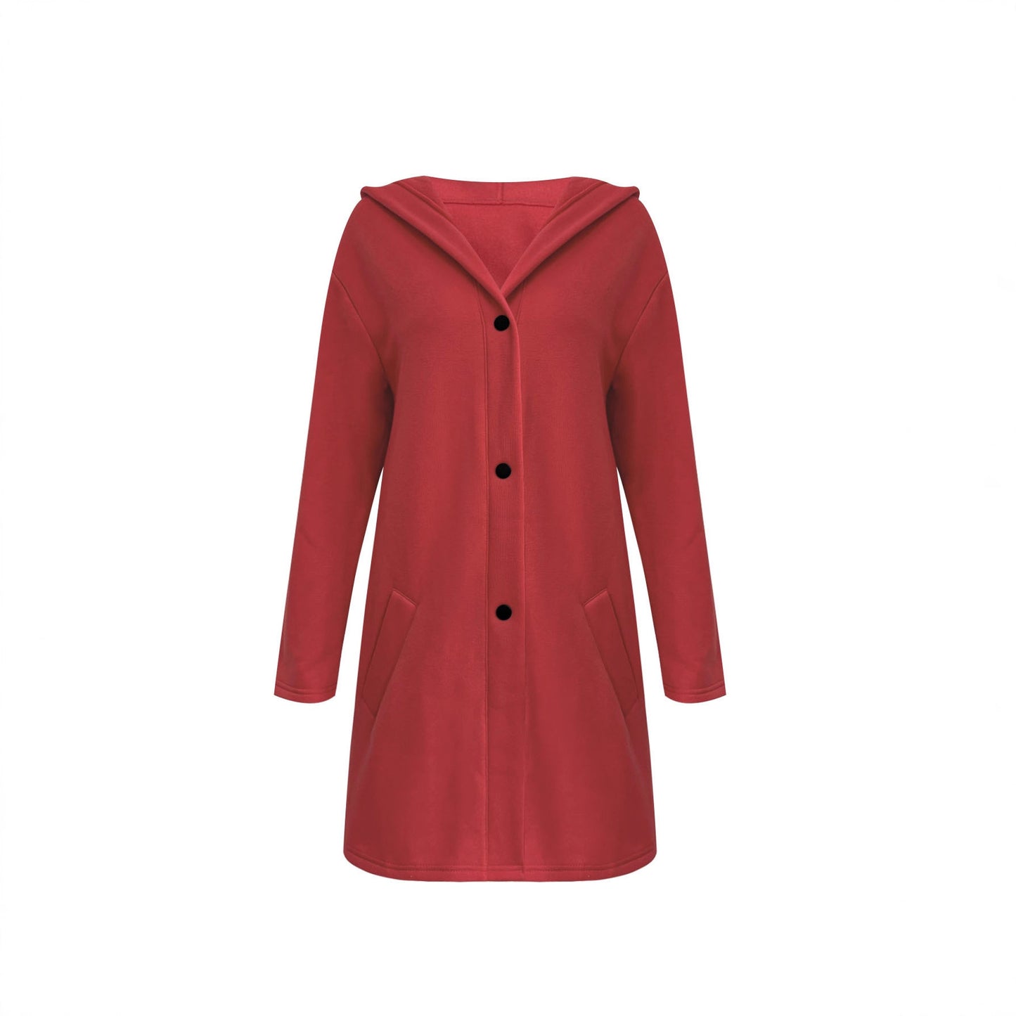 Dames Cardigan long tendance avec capuche et poches pratiques Chic und Stil