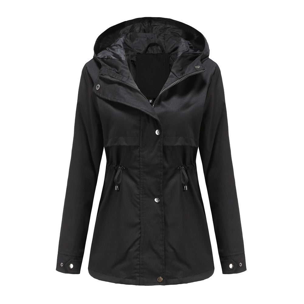 Functional transition jacket for women with adjustable drawstring waist Chic and Style