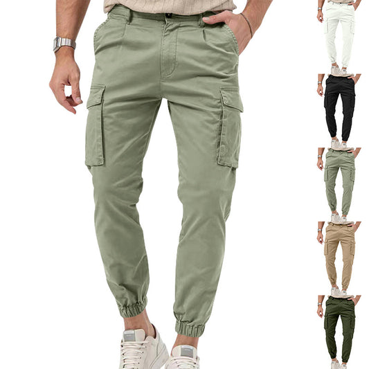 Men's cargo pants with elastic waistband and large pockets Chic and Style