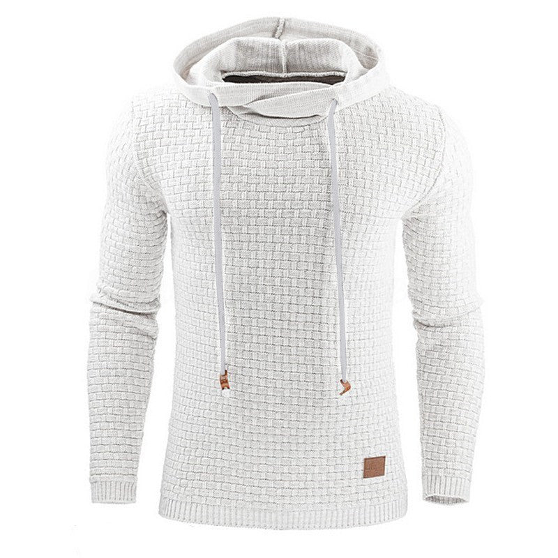 Sweat à capuche pour hommes au design structuré moderne Chic und Stil