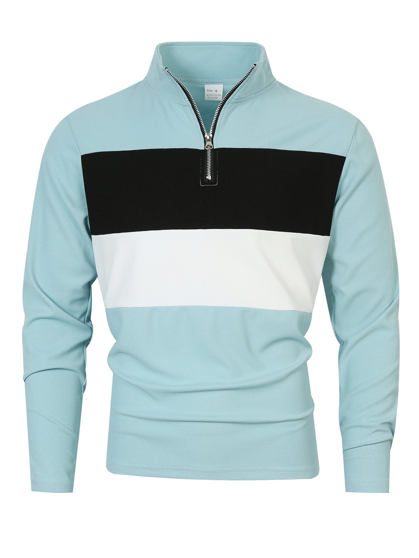 Casual pullover for men with modern zip closure Chic and Style