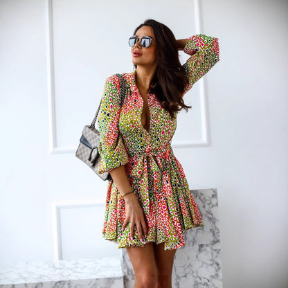 Robes chemises à ligne A pour femmes avec détail de ceinture Chic und Stil