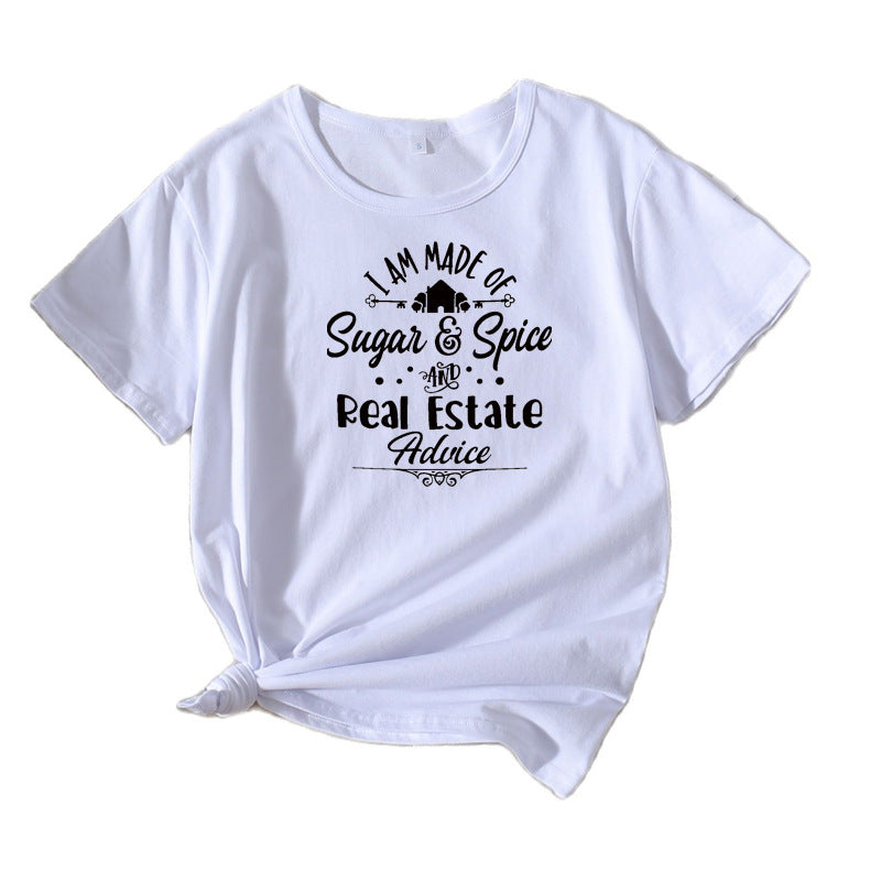 T-shirt graphique chic et stylé à manches courtes pour femmes