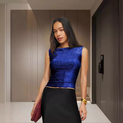 Dames Haut glamour avec un excellent ajustement Chic und Stil