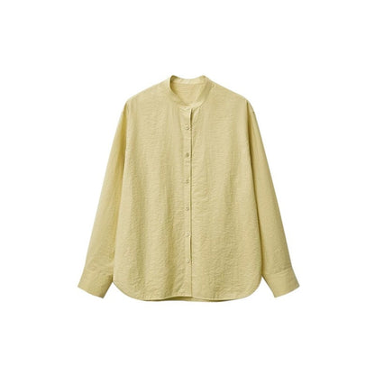 Chemisier léger froissé à boutons pour femmes Chic und Stil